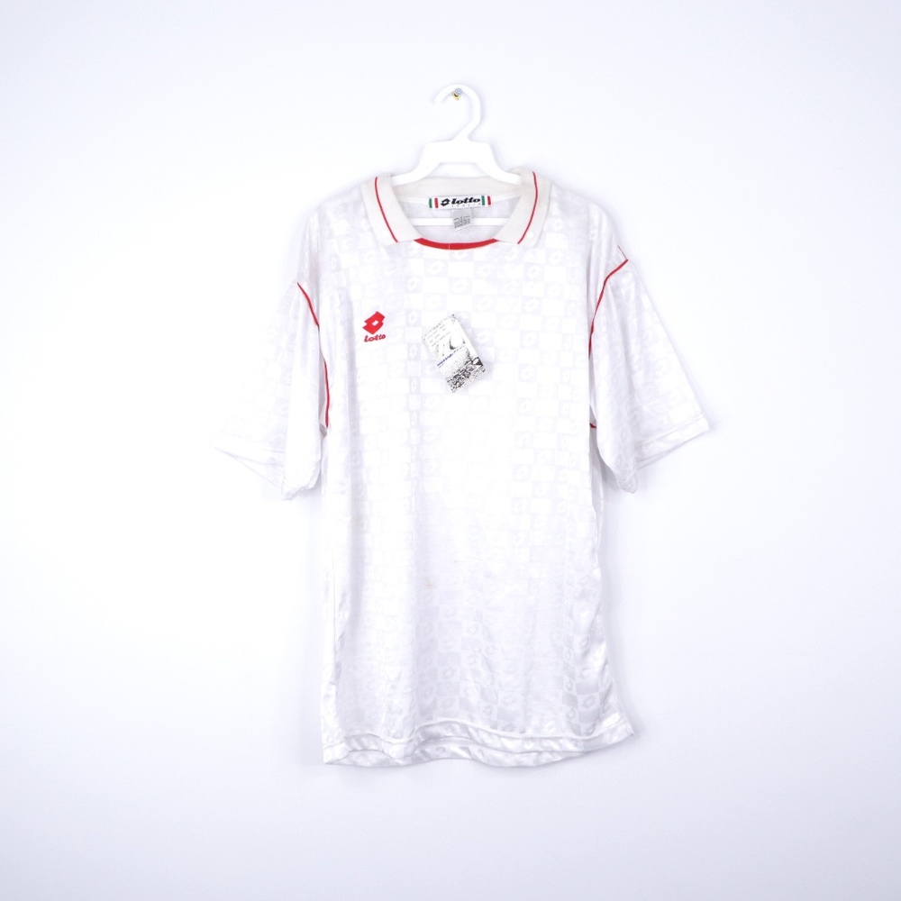 NOS 90s Lotto All Over Print Soccer Jersey Mens L